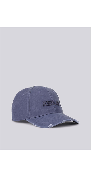 ロゴ刺しゅう入りダメージCAP 詳細画像 ブルーグレー 1